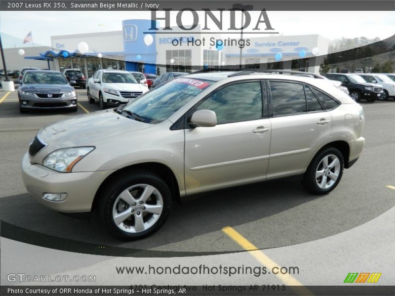 Savannah Beige Metallic / Ivory 2007 Lexus RX 350