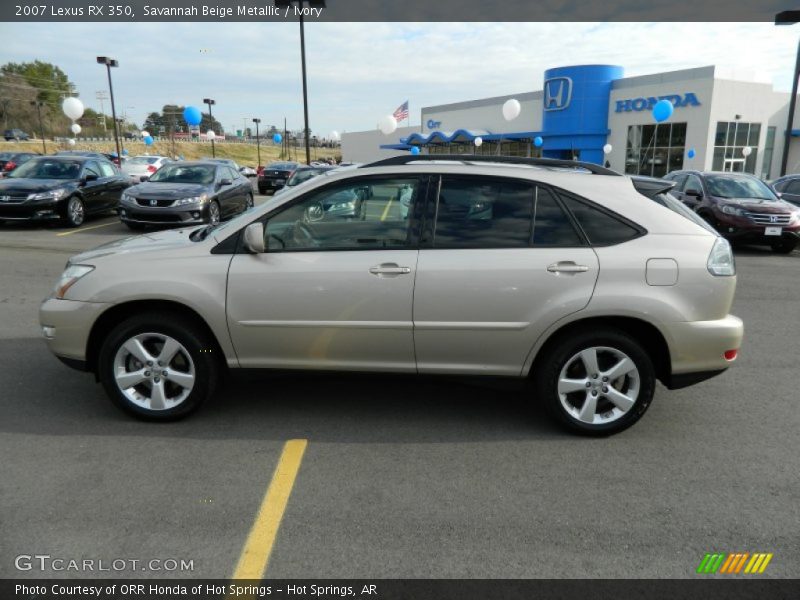 Savannah Beige Metallic / Ivory 2007 Lexus RX 350