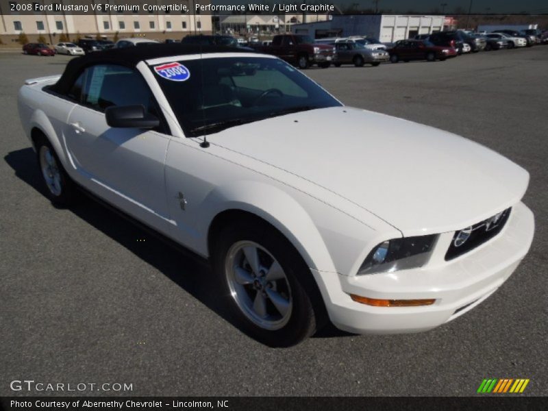 Front 3/4 View of 2008 Mustang V6 Premium Convertible