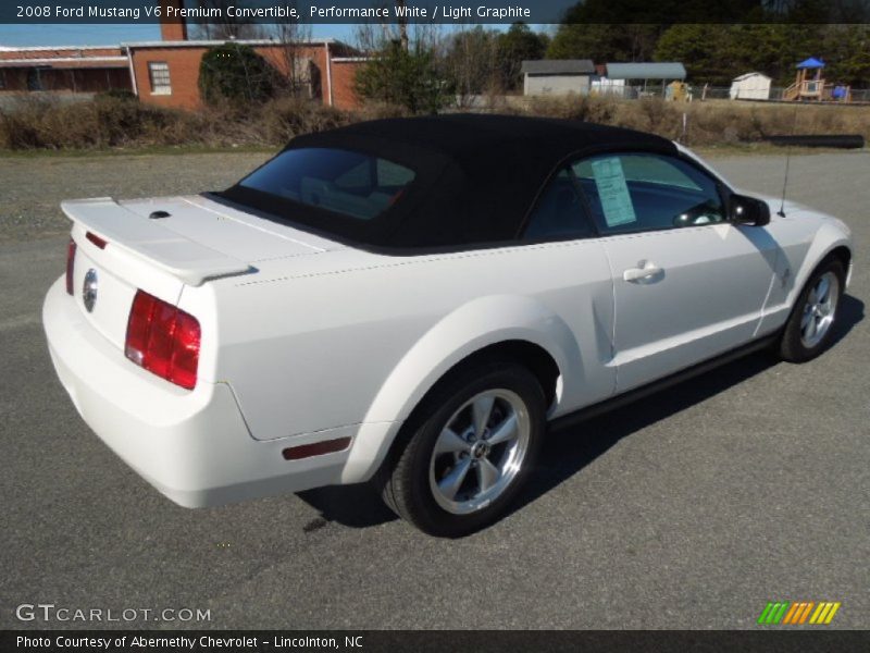 Performance White / Light Graphite 2008 Ford Mustang V6 Premium Convertible