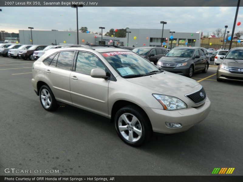 Savannah Beige Metallic / Ivory 2007 Lexus RX 350