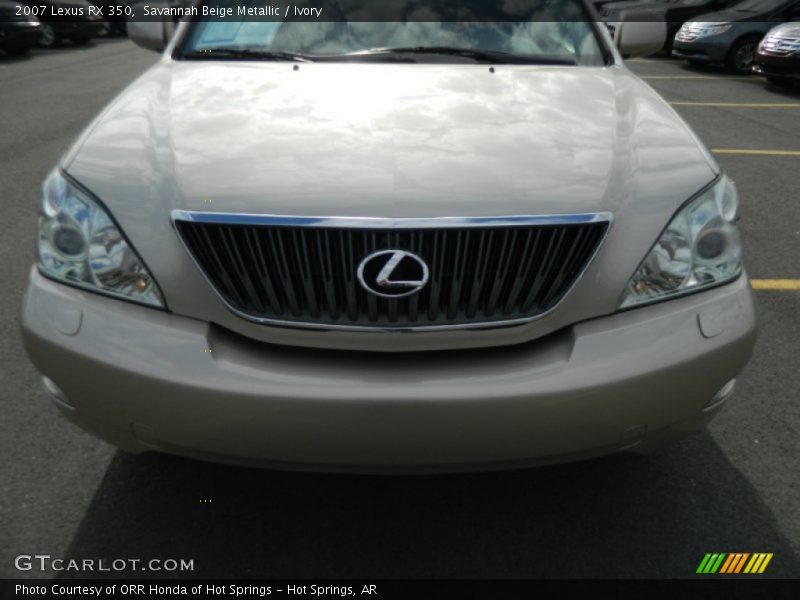 Savannah Beige Metallic / Ivory 2007 Lexus RX 350
