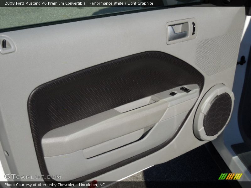 Performance White / Light Graphite 2008 Ford Mustang V6 Premium Convertible