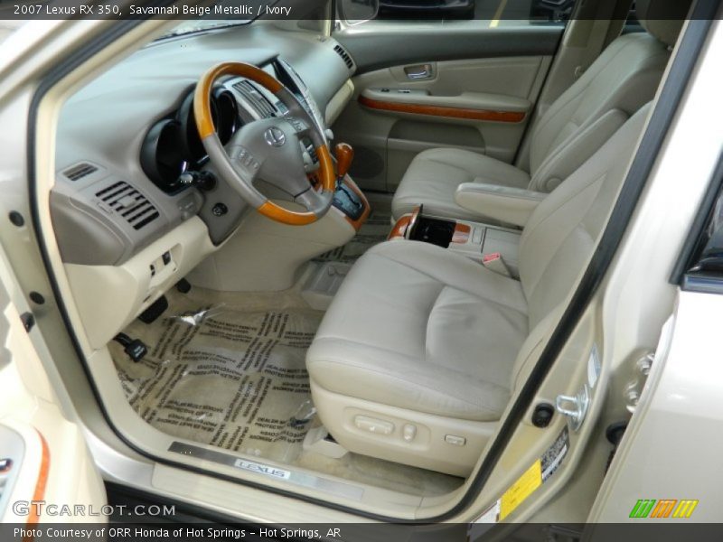 Savannah Beige Metallic / Ivory 2007 Lexus RX 350
