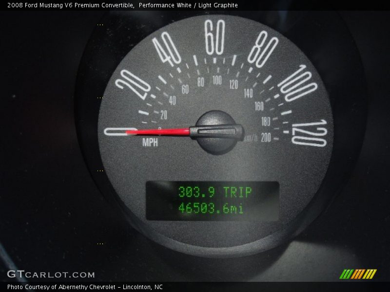 Performance White / Light Graphite 2008 Ford Mustang V6 Premium Convertible