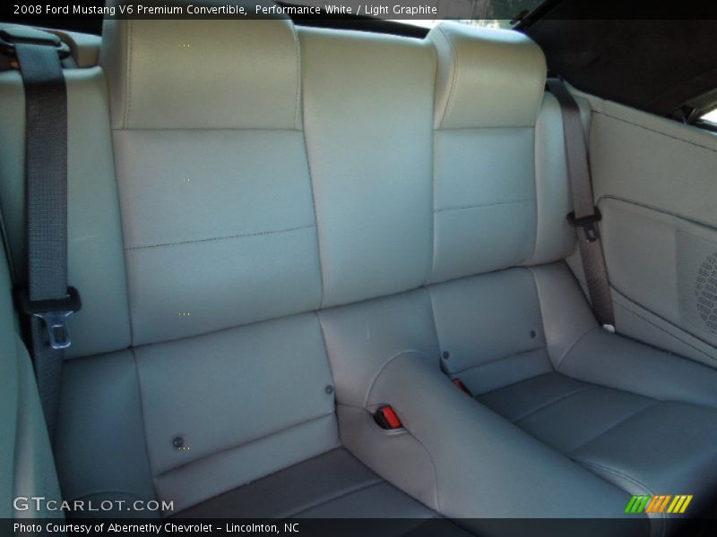 Rear Seat of 2008 Mustang V6 Premium Convertible