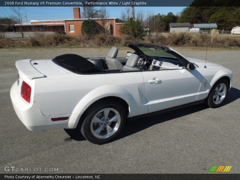 Performance White / Light Graphite 2008 Ford Mustang V6 Premium Convertible
