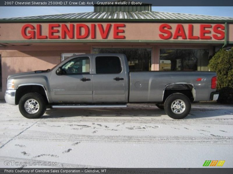 Graystone Metallic / Ebony 2007 Chevrolet Silverado 2500HD LT Crew Cab 4x4