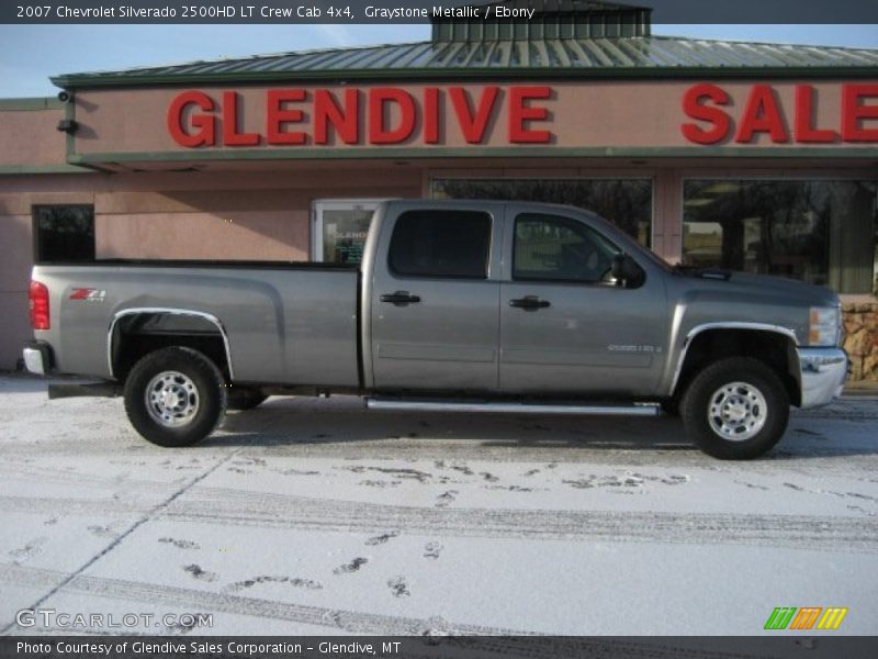 Graystone Metallic / Ebony 2007 Chevrolet Silverado 2500HD LT Crew Cab 4x4