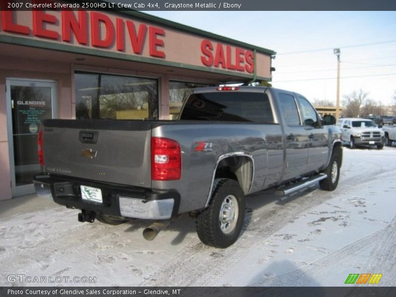 Graystone Metallic / Ebony 2007 Chevrolet Silverado 2500HD LT Crew Cab 4x4
