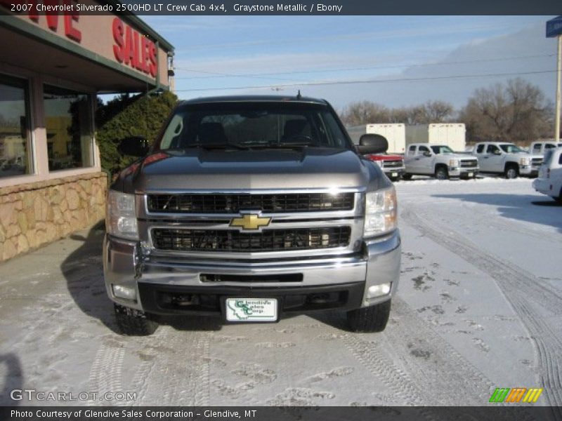 Graystone Metallic / Ebony 2007 Chevrolet Silverado 2500HD LT Crew Cab 4x4