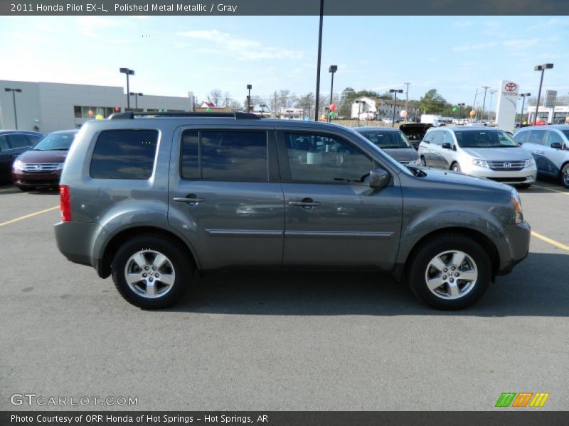 Polished Metal Metallic / Gray 2011 Honda Pilot EX-L