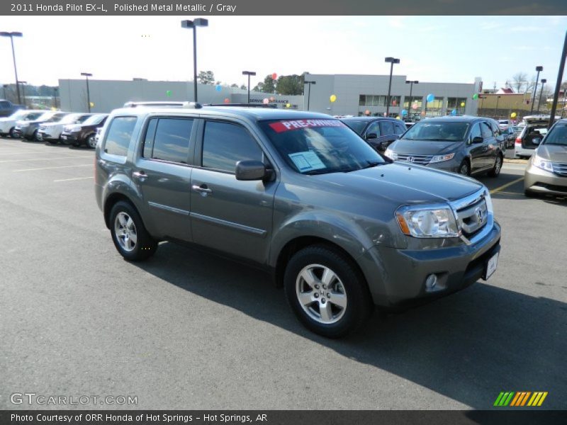 Polished Metal Metallic / Gray 2011 Honda Pilot EX-L