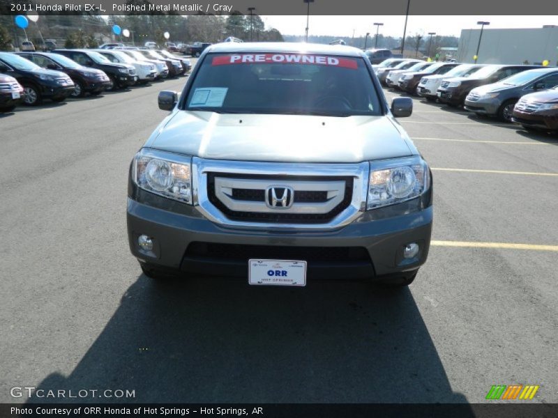 Polished Metal Metallic / Gray 2011 Honda Pilot EX-L