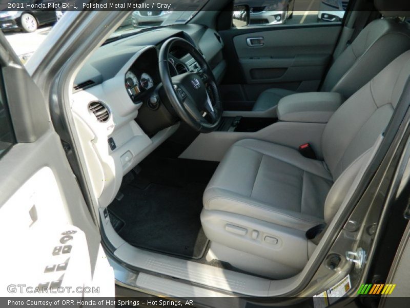 Polished Metal Metallic / Gray 2011 Honda Pilot EX-L