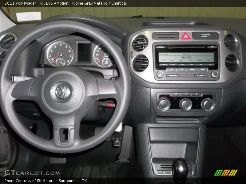 Alpine Gray Metallic / Charcoal 2011 Volkswagen Tiguan S 4Motion