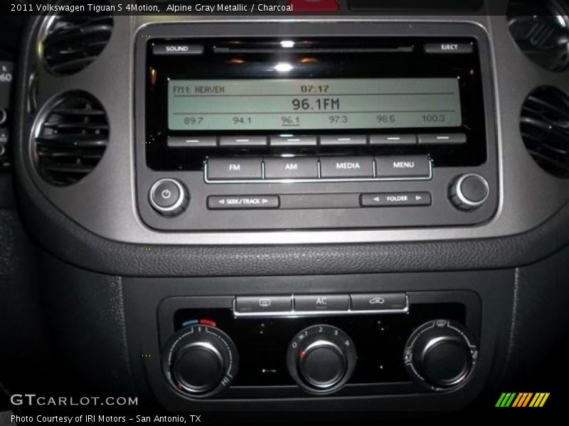 Alpine Gray Metallic / Charcoal 2011 Volkswagen Tiguan S 4Motion