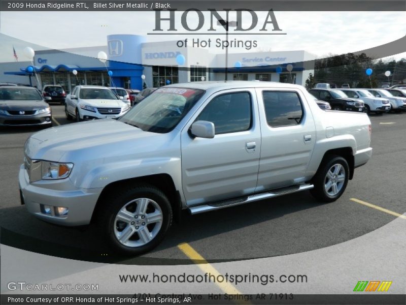 Billet Silver Metallic / Black 2009 Honda Ridgeline RTL