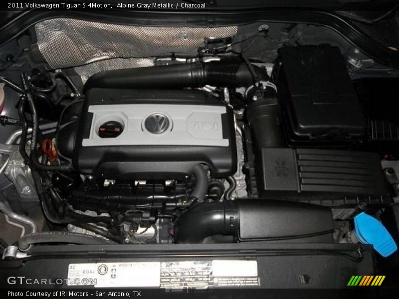 Alpine Gray Metallic / Charcoal 2011 Volkswagen Tiguan S 4Motion