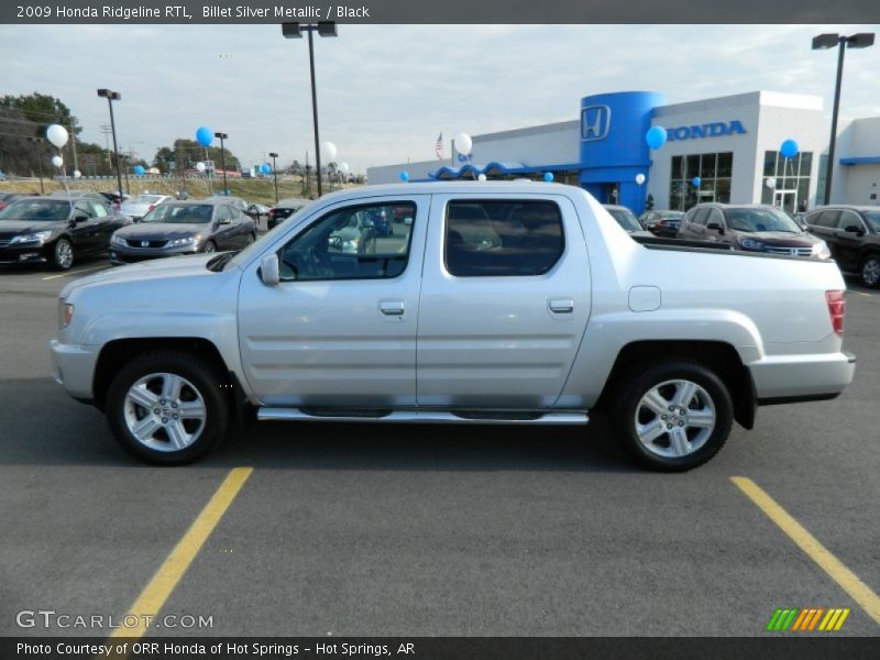 Billet Silver Metallic / Black 2009 Honda Ridgeline RTL
