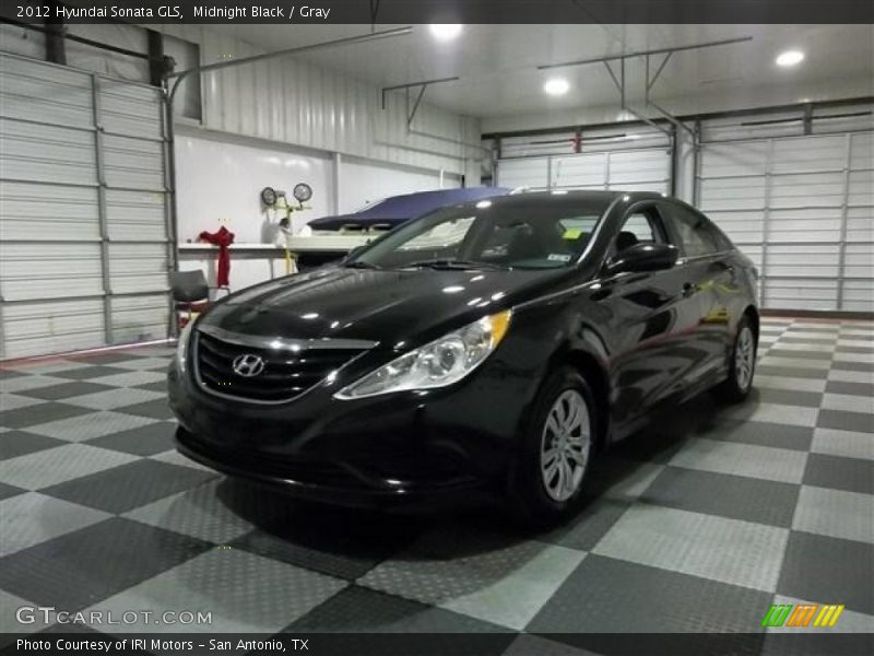 Midnight Black / Gray 2012 Hyundai Sonata GLS