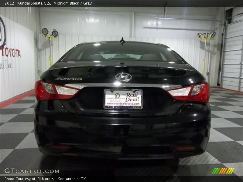Midnight Black / Gray 2012 Hyundai Sonata GLS