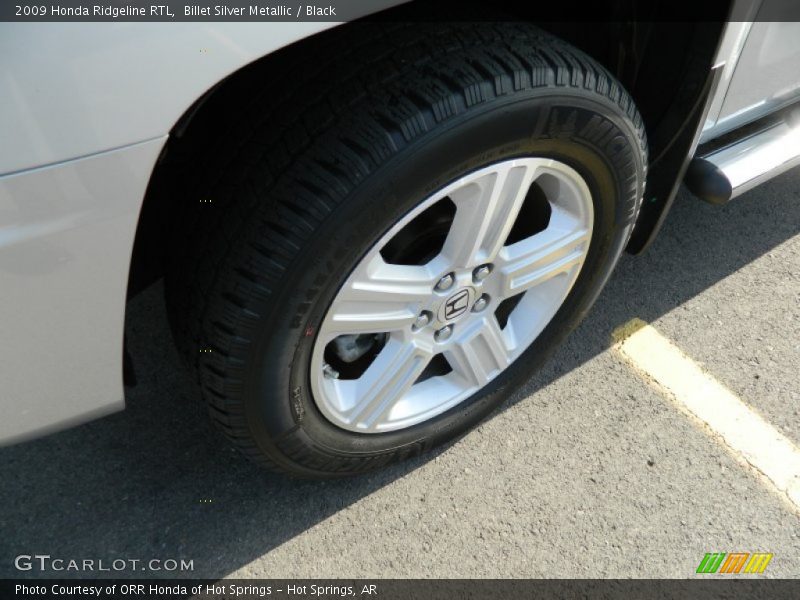 Billet Silver Metallic / Black 2009 Honda Ridgeline RTL