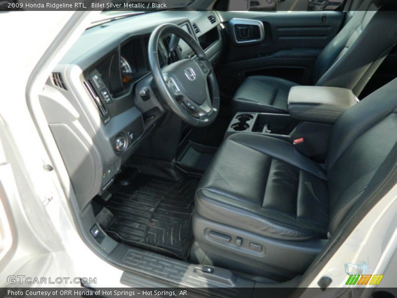 Front Seat of 2009 Ridgeline RTL