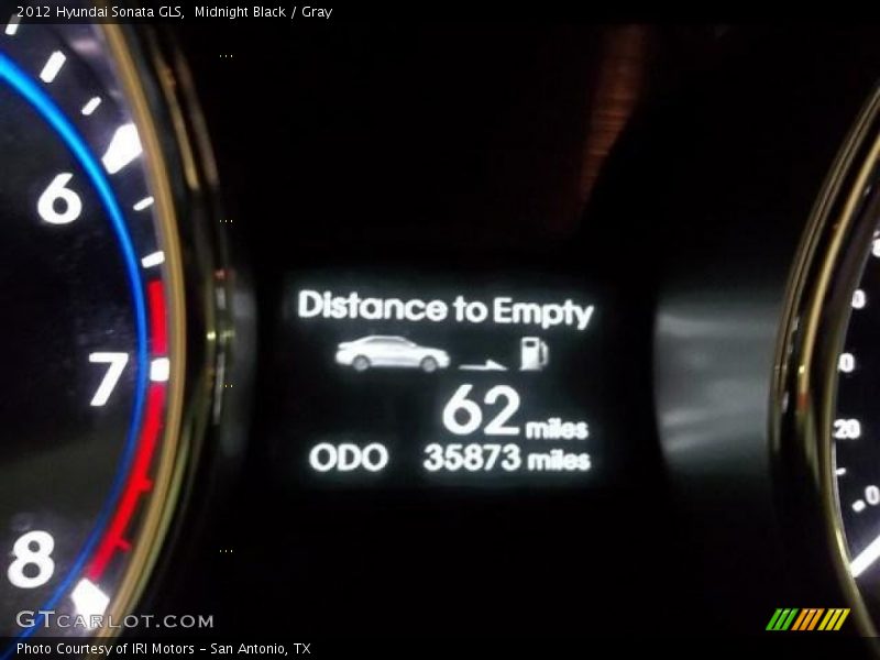 Midnight Black / Gray 2012 Hyundai Sonata GLS