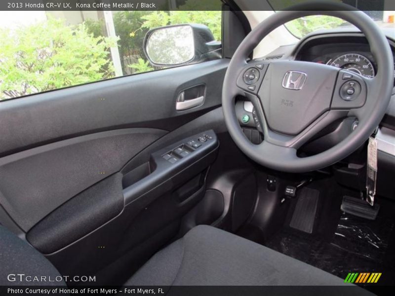 Kona Coffee Metallic / Black 2013 Honda CR-V LX