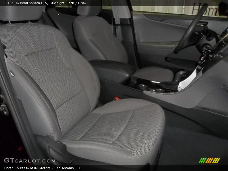 Midnight Black / Gray 2012 Hyundai Sonata GLS