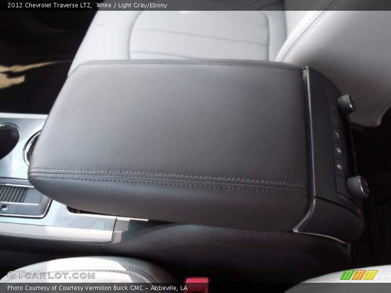 White / Light Gray/Ebony 2012 Chevrolet Traverse LTZ