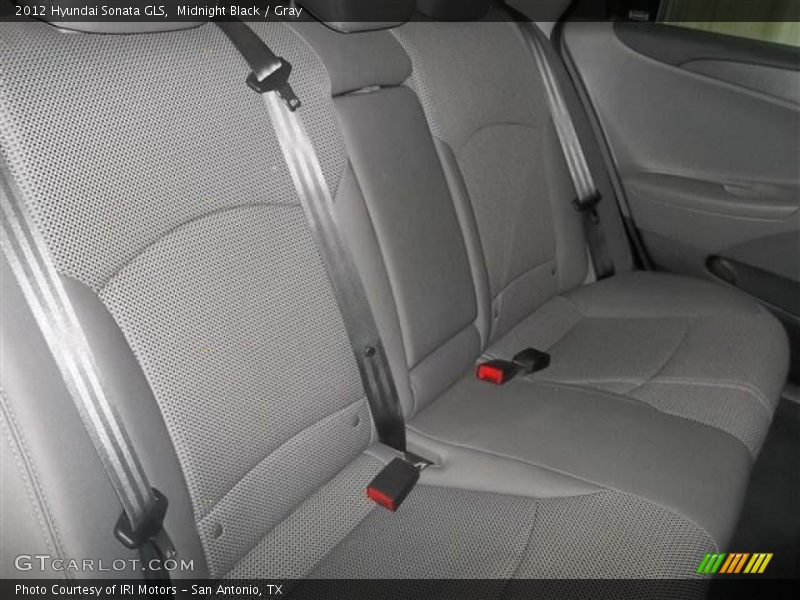 Midnight Black / Gray 2012 Hyundai Sonata GLS