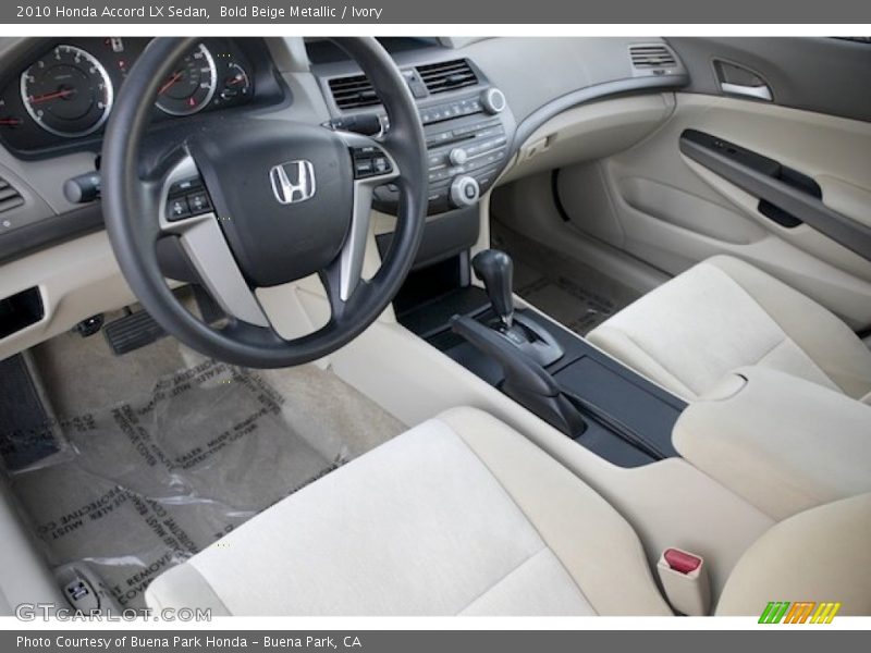 Bold Beige Metallic / Ivory 2010 Honda Accord LX Sedan
