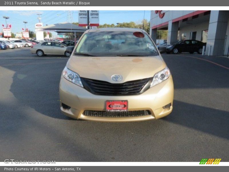 Sandy Beach Metallic / Bisque 2011 Toyota Sienna