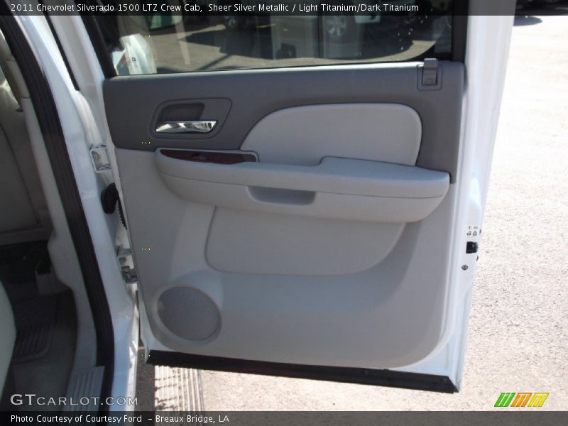 Sheer Silver Metallic / Light Titanium/Dark Titanium 2011 Chevrolet Silverado 1500 LTZ Crew Cab