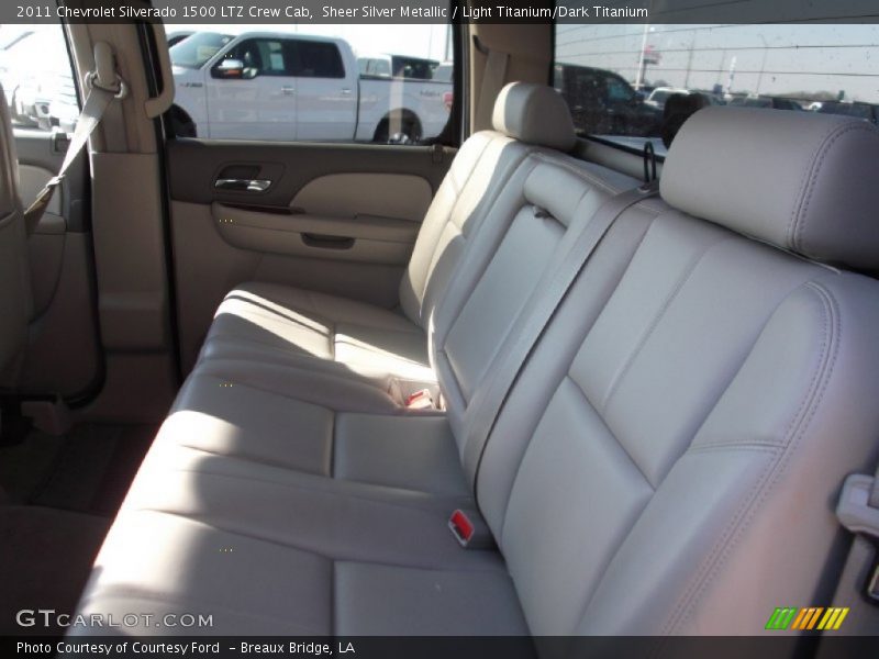 Sheer Silver Metallic / Light Titanium/Dark Titanium 2011 Chevrolet Silverado 1500 LTZ Crew Cab