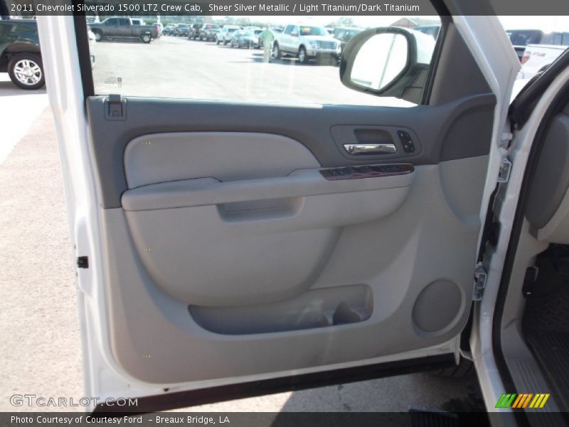 Sheer Silver Metallic / Light Titanium/Dark Titanium 2011 Chevrolet Silverado 1500 LTZ Crew Cab