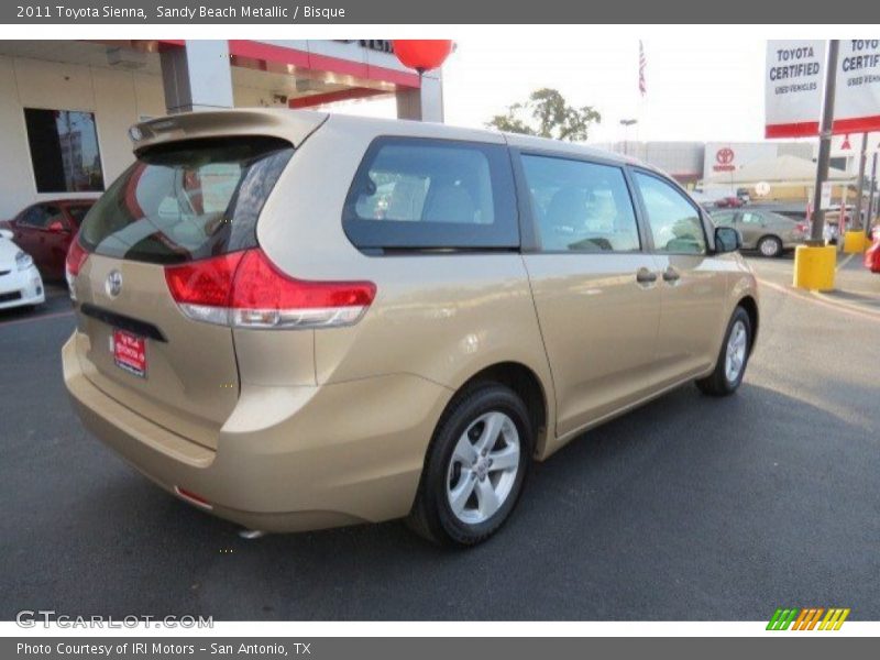 Sandy Beach Metallic / Bisque 2011 Toyota Sienna