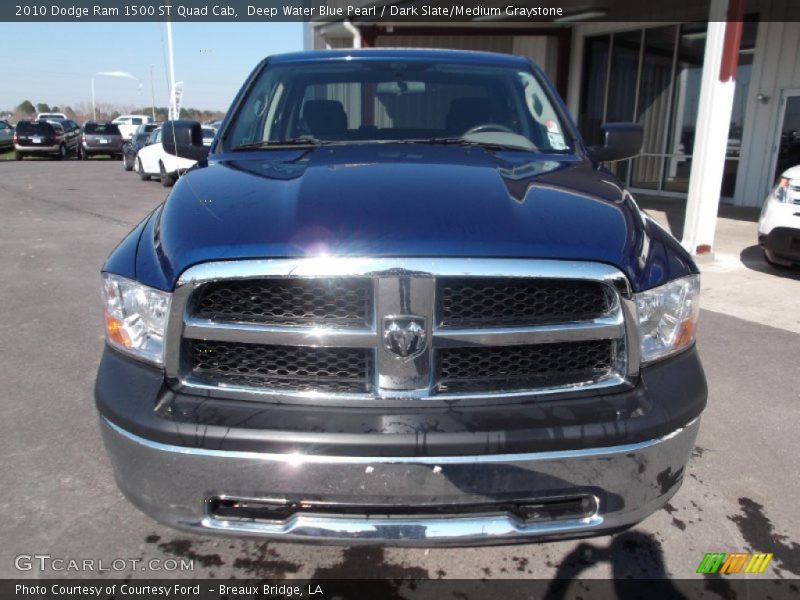 Deep Water Blue Pearl / Dark Slate/Medium Graystone 2010 Dodge Ram 1500 ST Quad Cab