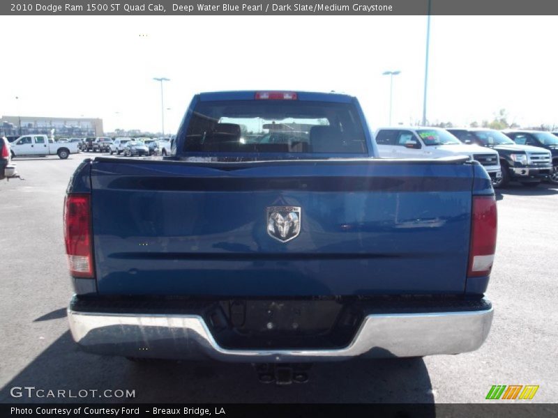 Deep Water Blue Pearl / Dark Slate/Medium Graystone 2010 Dodge Ram 1500 ST Quad Cab