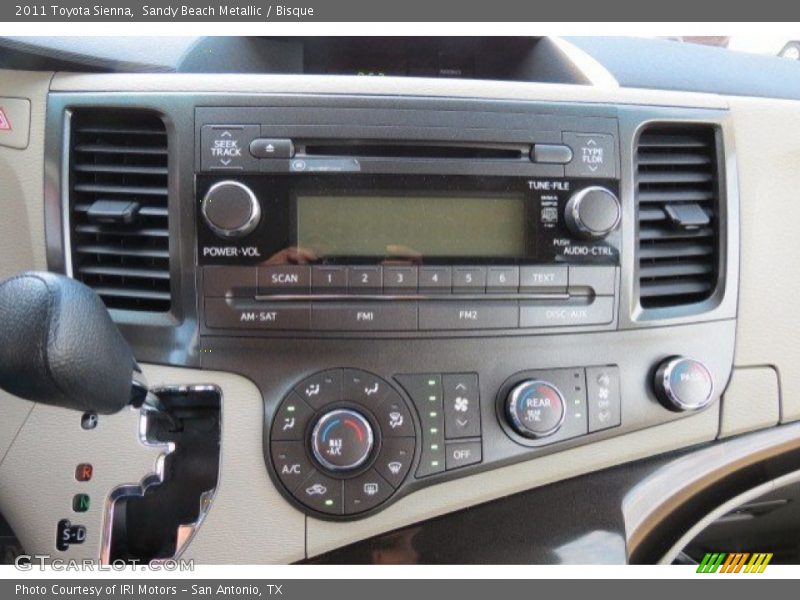 Sandy Beach Metallic / Bisque 2011 Toyota Sienna