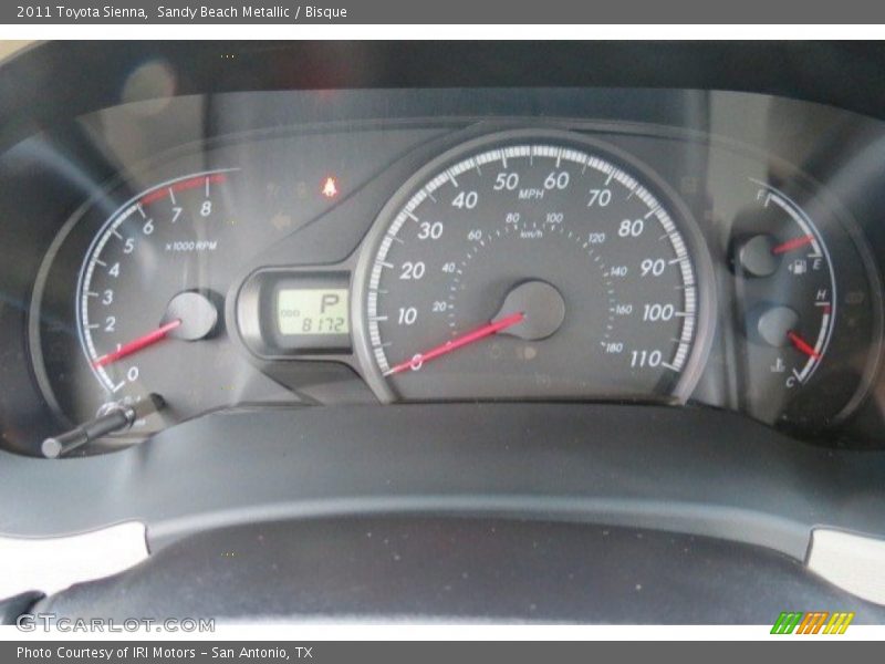 Sandy Beach Metallic / Bisque 2011 Toyota Sienna