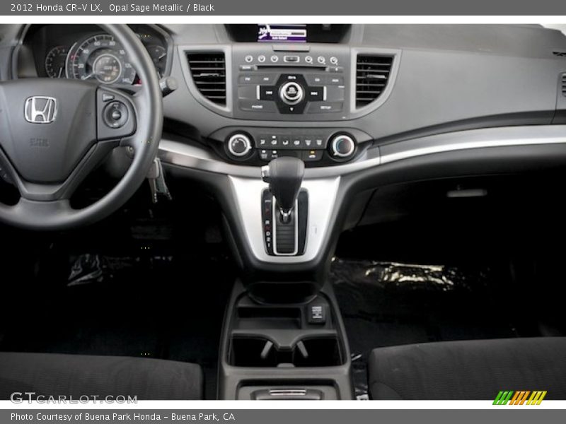 Opal Sage Metallic / Black 2012 Honda CR-V LX