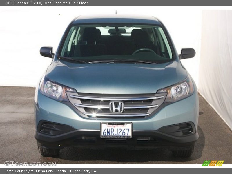 Opal Sage Metallic / Black 2012 Honda CR-V LX