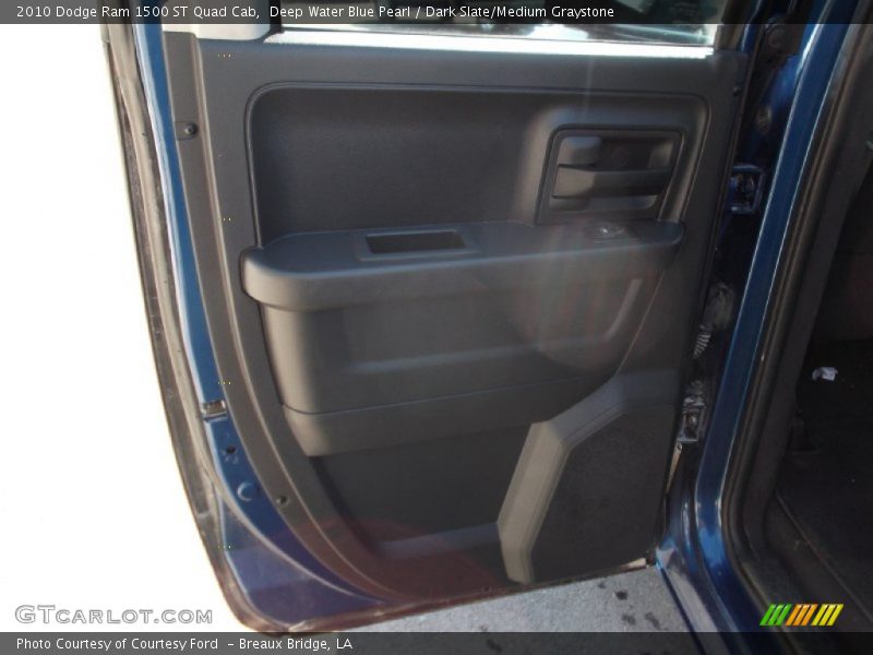 Deep Water Blue Pearl / Dark Slate/Medium Graystone 2010 Dodge Ram 1500 ST Quad Cab