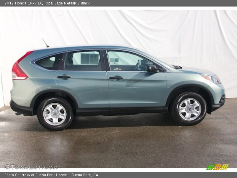 Opal Sage Metallic / Black 2012 Honda CR-V LX