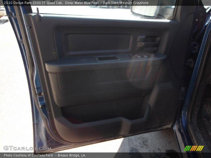 Deep Water Blue Pearl / Dark Slate/Medium Graystone 2010 Dodge Ram 1500 ST Quad Cab
