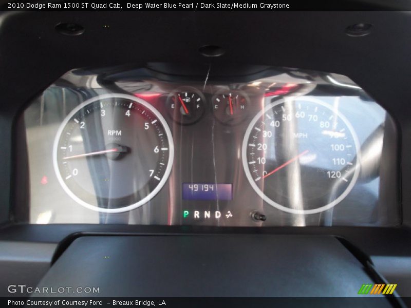 Deep Water Blue Pearl / Dark Slate/Medium Graystone 2010 Dodge Ram 1500 ST Quad Cab
