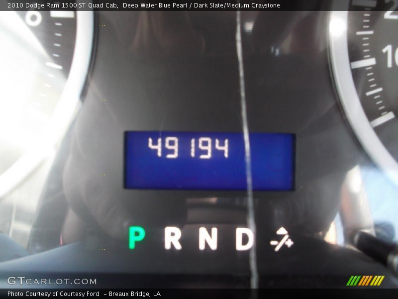 Deep Water Blue Pearl / Dark Slate/Medium Graystone 2010 Dodge Ram 1500 ST Quad Cab